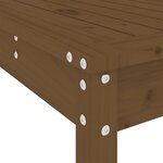 vidaXL Ensemble de bar de jardin 9 Pièces marron miel bois de pin massif