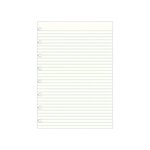 Recharge pour carnet de notes rechargeable format A5, lignée, Blanc FILOFAX