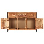 vidaXL Buffet 120x35x75 cm Bois d'acacia solide