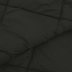 vidaXL Duvet d'hiver Noir 220 x 200 cm Microfibre