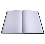 Registre 390x255 Quadrillé 600 Pages Foliotées - Noir Toilé - Le Dauphin