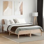 vidaXL Cadre de lit sans matelas 150x200 cm bois de pin massif
