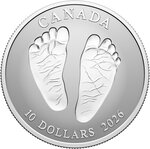 Pièce de monnaie en Argent 10 Dollars g 15.57 (1/2 oz) Millésime 2026 WELCOME TO THE WORLD