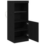 vidaXL Buffet Chêne noir 41 x 37 x 100 cm Bois d'ingénierie