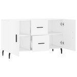 vidaXL Buffet blanc 100x36x60 cm bois d'ingénierie