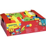 Boîte de 8 x 220g de pâte à jouer assortie avec accessoires de modelage GIOTTO