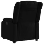 vidaXL Fauteuil inclinable électrique Noir Similicuir