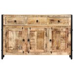 vidaXL Buffet 120x35x76 cm Bois de manguier massif