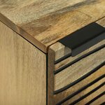 vidaXL Tables de chevet Marron et Noir 40 x 33.5 x 46 cm