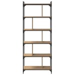 vidaXL Bibliothèque chêne artisanal 76 x 32 x 192 cm Bois d'ingénierie