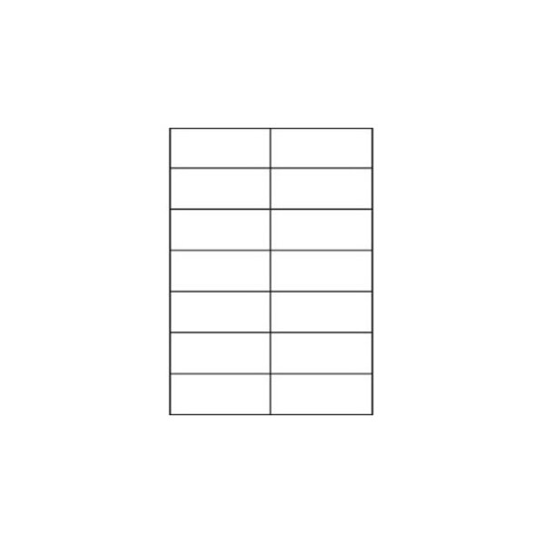 Office star boite de 1400 étiquettes multi-usage blanches 105x42mm os43653 avery zweckform