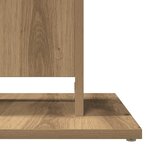 vidaXL Table de bistro chêne artisanal 60x60x75 cm bois d'ingénierie