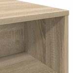 vidaXL Table basse Chêne Sonoma 100 x 50 x 40 cm Bois d'ingénierie