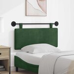 vidaXL Tête de lit suspendue Tissu en velours côtelé