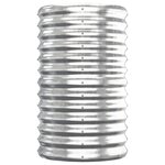 vidaXL Lit surélevé de jardin Acier enduit de poudre Argenté