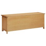 vidaXL Étagère à chaussures 114x37x45 cm Bois de chêne solide