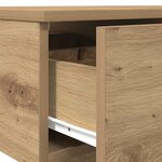 vidaXL Table basse chêne artisanal 90x60x31 cm bois d'ingénierie