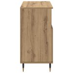 vidaXL Buffets 2 Pièces chêne artisanal 120 x 35 x 70 cm