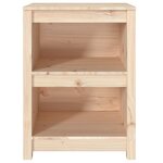 vidaXL Bibliothèque 50x35x68 cm Bois de pin massif