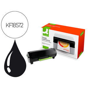 Q-connect toner laser - compatible Lexmark 602H - Noir - 10000p