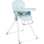 Chaise haute pour bébé ultra compacte et légère - Dossier et tablette ajustables  Des 6 mois