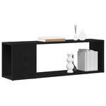 vidaXL Ensemble meuble TV Noir 100 x 24 x 63 cm Bois d'ingénierie