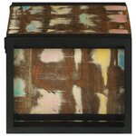 vidaXL Porte-bouteilles 46x35x27 5 cm Bois récupéré