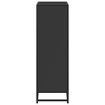 vidaXL Bibliothèque noir 60x35x107 5 cm bois d'ingénierie