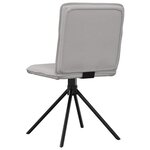 vidaXL Chaises à manger lot de 4 gris nuage tissu