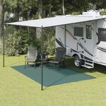 vidaXL Tapis de sol de camping vert 4x2 5 m