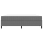 vidaXL Cadre de lit avec matelas Gris clair 180 x 200 cm tissu