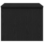 vidaXL Table basse Chêne noir 80 x 50.5 x 41.5 cm Bois d'ingénierie