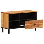 vidaXL Meuble TV 80x33x46 cm bois d'acacia massif
