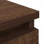 vidaXL Meuble TV chêne marron 100x35x54 cm bois d'ingénierie