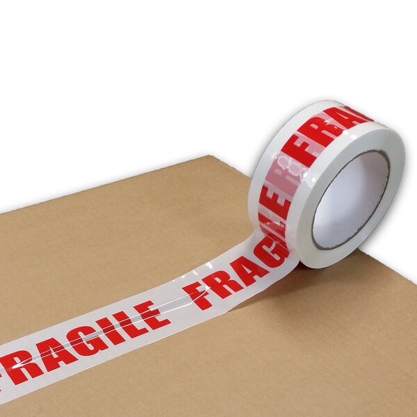 Lot de 36 rouleau de ruban adhésif imprimé "fragile"