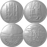 Pièce de monnaie en Argent 1 Dollar g 16 Millésime 2022 Cathedral WESTMINSTER ABBEY