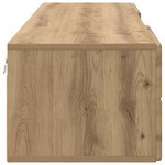vidaXL Cabinet en Bois avec tiroir Chêne artisanal 150 x 39 x 30 cm