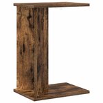 vidaXL Table d'appoint Chêne fumé 35 x 25 x 50 cm Bois d'ingénierie