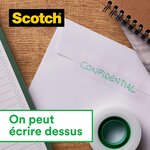 Ruban adhésif Magic 810 invisible en devidoir 19mm x 7 5 m SCOTCH