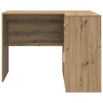 vidaXL Bureau d'angle avec tiroir chêne artisanal 102 x 50 x 75 cm