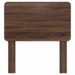 vidaXL Tête de lit Chêne brun 100 cm Bois d'ingénierie