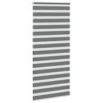 vidaXL Store zèbre gris foncé largeur du tissu 95 9 cm polyester