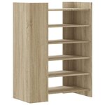 vidaXL Armoire à chaussures chêne sonoma 74 5x37 5x100 cm