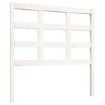 vidaXL Tête de lit Blanc 95 5x4x100 cm Bois massif de pin