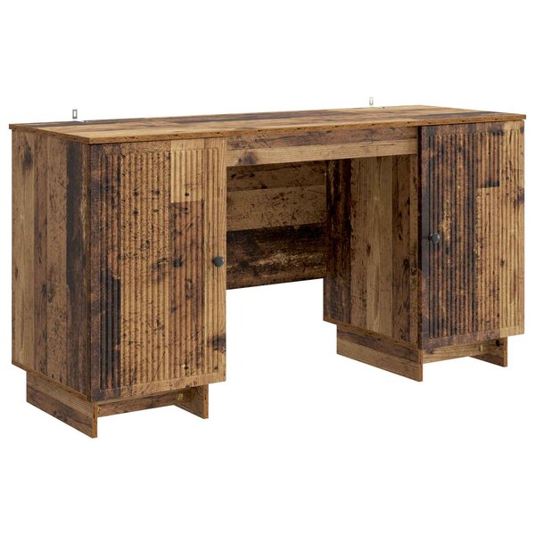 vidaXL Bureau Bois ancien Bois d'ingénierie 142 5 x 50 x 75 cm