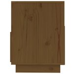 vidaXL Meuble TV Marron miel 140x37x50 cm Bois de pin massif