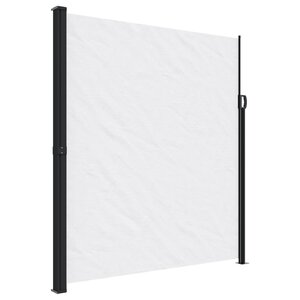 vidaXL Auvent latéral rétractable blanc 220x500 cm