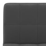 vidaXL Tabourets de bar lot de 2 noir velours