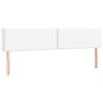 vidaXL Sommier à lattes de lit avec matelas blanc 120x190cm similicuir