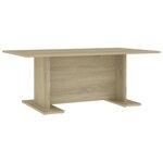 vidaXL Table basse chêne sonoma 103 5x60x40 cm bois d'ingénierie